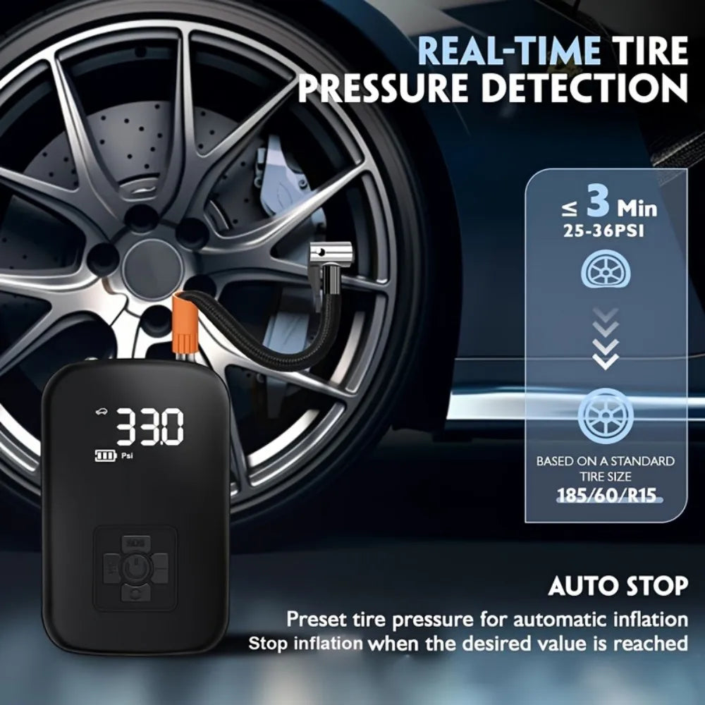 Nova Air-Pro Wireless Digital Tire Inflator & Power Bank