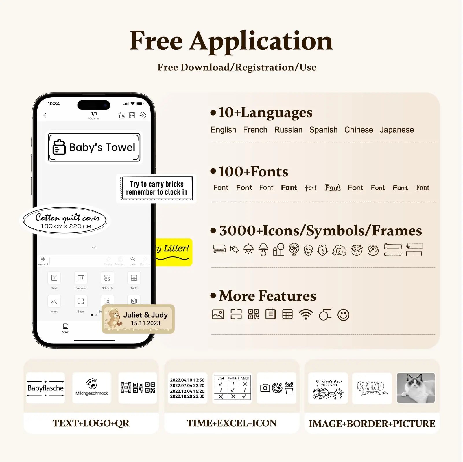 Nova Print-Pro D11 Smart Thermal Label Maker