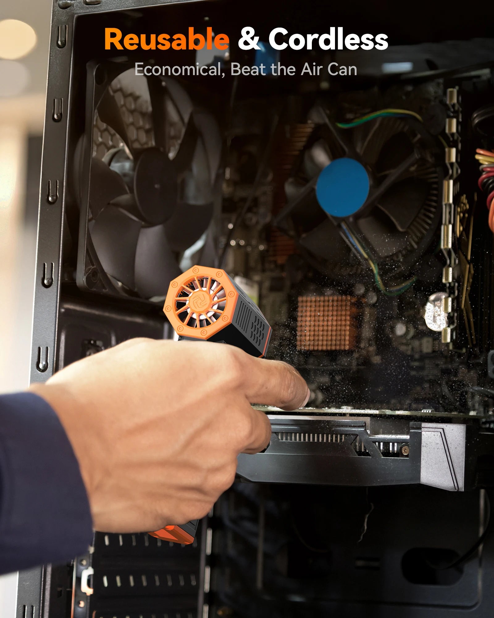 WOLFBOX MF50 Electric Air Duster Air Blower - 110000RPM