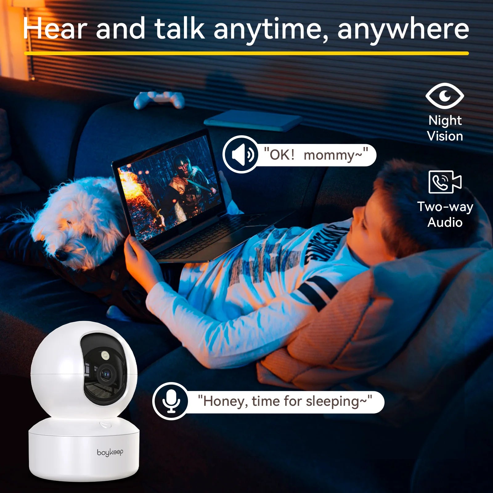 Nova Pro-View 3MP Smart Home Security & Baby Monitor