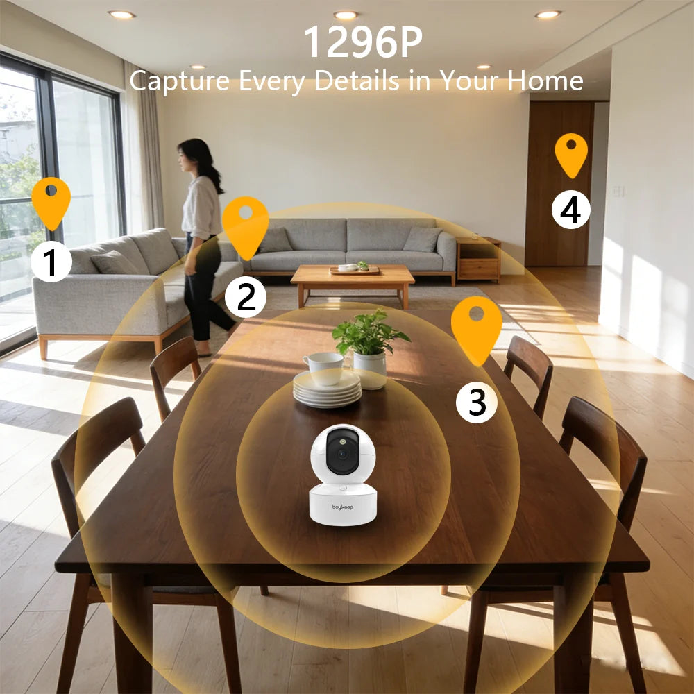 Nova Pro-View 3MP Smart Home Security & Baby Monitor